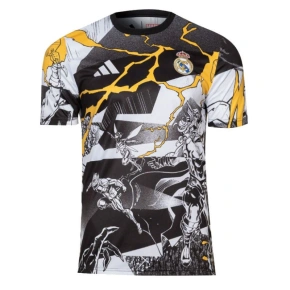Adidas Real Madrid Marvel Avengers předzápasové tričko JZ9018