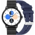 Dámské chytré hodinky GRAVITY GT12-2 Navy Blue Silicone Strap + Black Bracelet