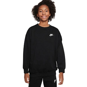 Dětská mikina Nike Sportswear Club Fleece černá FD2923 010 Dětská mikina Nike Sportswear Club Fleece černá FD2923 010