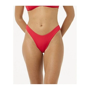 Plavky RIP CURL Premium Surf Hi Leg Skimpy červené Plavky RIP CURL Premium Surf Hi Leg Skimpy červené