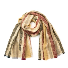 Šála Sz16443 hnědo.žlutá - Art Of Polo