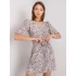 Dámské šaty LK SK 508079.47P Pudr růžová vzor - Lakerta
