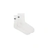 Cyklistické ponožky POC Cadence Road Short Socks, bílé