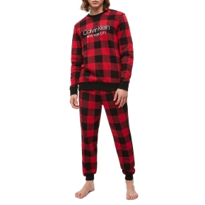 Pánské tepláky NM1726E-5VJ černočervená - Calvin Klein