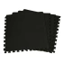 EB FIT podložka na cvičení 60x60x1,0cm 4 ks černá