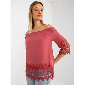 Dámská halenka LK BZ 506188.32X tmavě růžová - FPrice