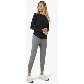 Longsleeve damski SUPER.NATURAL W CASUAL RIB BIO J LS czarny Longsleeve damski SUPER.NATURAL W CASUAL RIB BIO J LS czarny