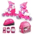 SMJ Sport Combo Pink LED set: kolečkové brusle 2 v 1 HS-TNK-000009549