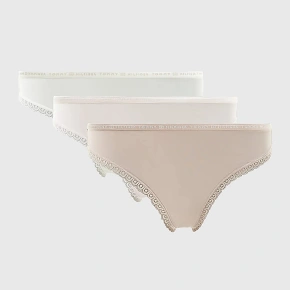 Dámská tanga Lace 3 Pack UW0UW02824-0XY - Tommy Hilfiger