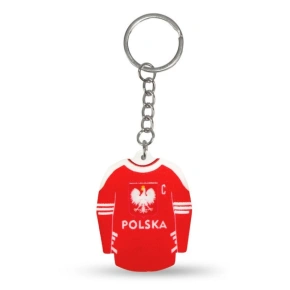Klíčenka s hokejovým dresem Polsko (Away) SREBBREKH-PL Klíčenka s hokejovým dresem Polsko (Away) SREBBREKH-PL