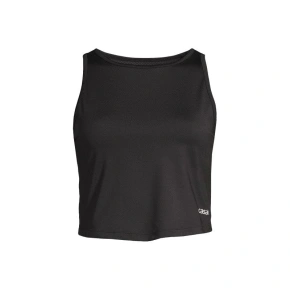 CASALL Laser Mesh Crop Top černý