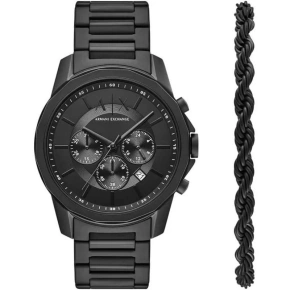 Pánské hodinky + náramek ARMANI EXCHANGE AX7163SET + BOX pánské