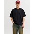 Jack&Jones pánské tričko JJEBARRON TEE SS O-NECK NOOS 12298906 BLACK