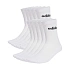 Adidas Cushioned Linear Crew ponožky 10 párů bílé KF9091