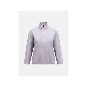 Dámská bunda PEAK PERFORMANCE W Half Zip Wind Jacket, šedá