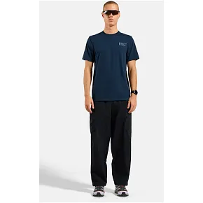 Koszulka z krótkim rękawem męska ODLO T-shirt crew neck s/s COTTON BLEND UNLIMITED granatowa Koszulka z krótkim rękawem męska ODLO T-shirt crew neck s/s COTTON BLEND UNLIMITED granatowa
