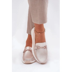 Dámské mokasíny GR51-598 Béžová perleť - S.Barski