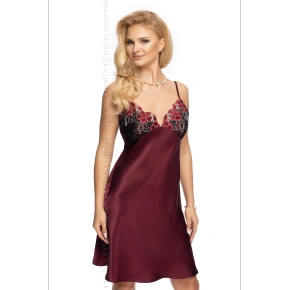 Dámská noční košilka Elodie Vínová vzor - Irall Dámská noční košilka Elodie Vínová vzor - Irall