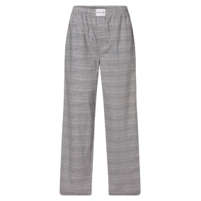 Dámské pyžamové kalhoty QS6893E 5FQ černo/bílá - Calvin Klein