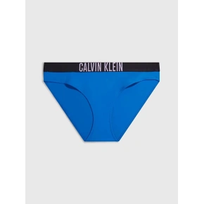 Dámský spodní díl bikin KW0KW01983 C4X modrá - černá - Calvin Klein