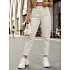 Dámské džíny UY2860 krémové - FashionStreet