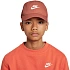 Dětská baseballová čepice Nike Club oranžová FB5063 209