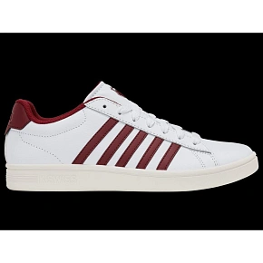 Tenisky K-swiss COURT TIEBREAK II WHITE/TIBETAN RED/SNOW WHITE-M (04413-152-M)
