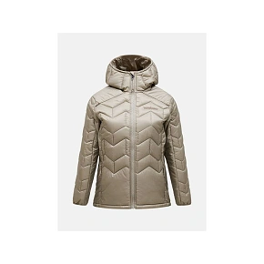 Bunda PEAK PERFORMANCE Elevate Liner Hood Jacket Women, béžová