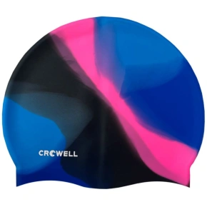 Crowell Multi Flame silikonová plavecká čepice col.17