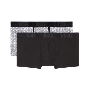 Pánské boxerky 2ks - 00SMKX 0NEAJ E4877 - bílá/černá - Diesel