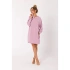 Dámské košilové šaty M740 Pudr růžová - MOE
