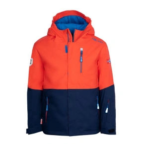 Trollkids Dětská zimní bunda Kids Hallingdal Jacket outdoor orange/green (226-705)