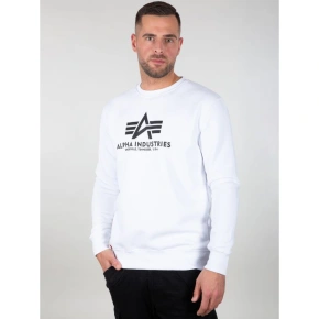 Pánská mikina Alpha Industries Basic Sweater black s potiskem loga (178302-09)