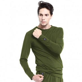 Glovii GJ1CXL vyhřívaná mikina (XL; barva zelená)
