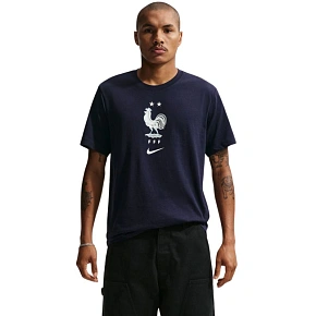 Pánské fotbalové tričko Nike FFF Soccer T-shirt navy blue IH2181 498 pánské