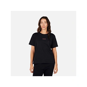 Dámské tričko ROSSIGNOL W Waterfall Relax Tee, černé
