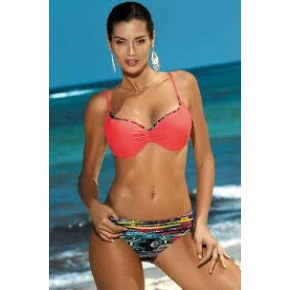 Plavky  dámské dvoudílné M-424 Bella korálové - Marko
