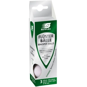 SUNFLEX Whisper 3 pingpongové míčky bílé SUNFLEX Whisper 3 pingpongové míčky bílé