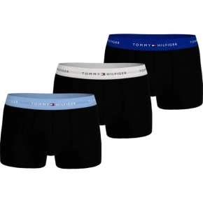Pánské boxerky Tommy Hilfiger 3-Pack černé bavlněné pohodlné
