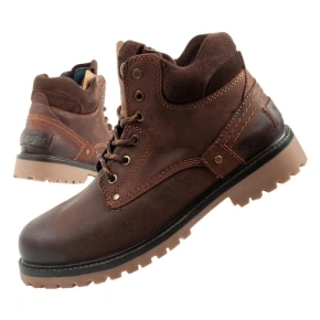 Wrangler Yuma pánské boty sobolí boty elegantní kožené boty tmavě hnědé Wrangler Yuma pánské boty sobolí boty elegantní kožené boty tmavě hnědé