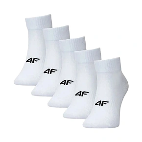 Pánské ponožky 4F M480 5 pack white 4FWMM00USOCM480 10S
