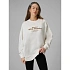 Dámská oversize mikina bez kapuce 4F 4FRSS26TSWSF2993-11S dámské