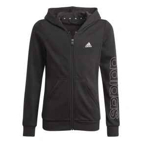 Mikina s kapucí adidas Essentials Logo Full-Zip Hoodie Jr GN4050 Mikina s kapucí adidas Essentials Logo Full-Zip Hoodie Jr GN4050