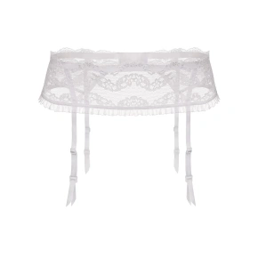 Podvazkový pás Lilly bílá - Julimex