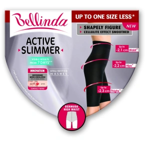 Dámské zeštíhlující bermudy ACTIVE SLIMMER Černá - BELLINDA