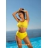 Dámské dvoudílné plavky S1011MI4-21 Miami 4 žlutá - Self