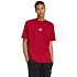 Pánské tričko adidas Essentials 3-Stripes červené KD4865 pánské