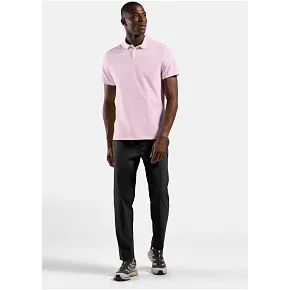 Koszulka męska ODLO Polo shirt s/s ESSENTIAL SOLID różowa pánské Koszulka męska ODLO Polo shirt s/s ESSENTIAL SOLID różowa pánské