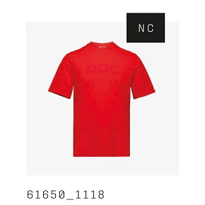 Tričko POC Tee, červené Tričko POC Tee, červené