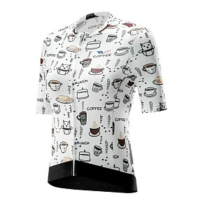Dámský cyklistický dres Rockbros 15110005005 s krátkým rukávem, velikost L – bílý Dámský cyklistický dres Rockbros 15110005005 s krátkým rukávem, velikost L – bílý
